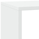 vidaXL 3 szintes fehér fa elválasztó könyvespolc 137,5 x 29 x 103,5 cm