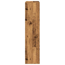 vidaXL 3 szintes antik fa színű fa elválasztó könyvespolc 123x29x123cm
