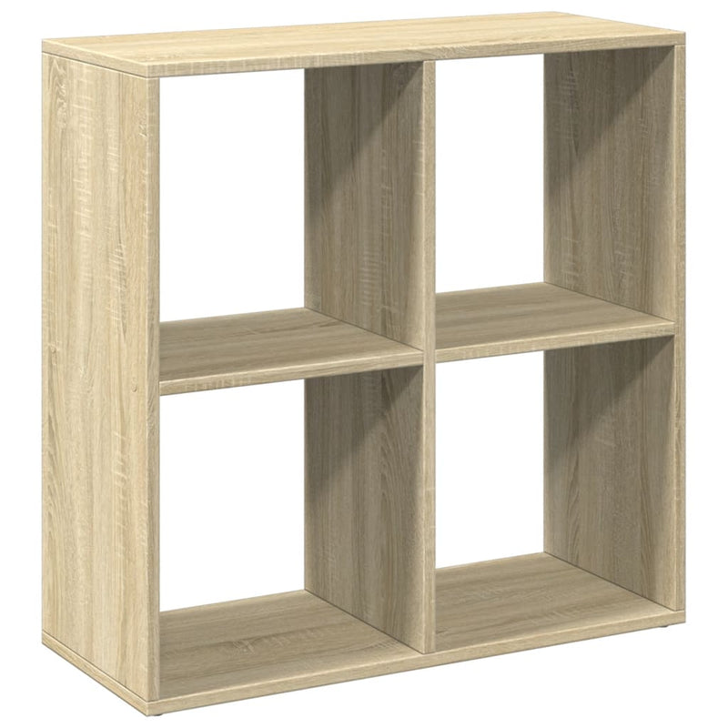 vidaXL sonoma tölgy szerelt fa elválasztó könyvespolc 69,5x29x69,5 cm