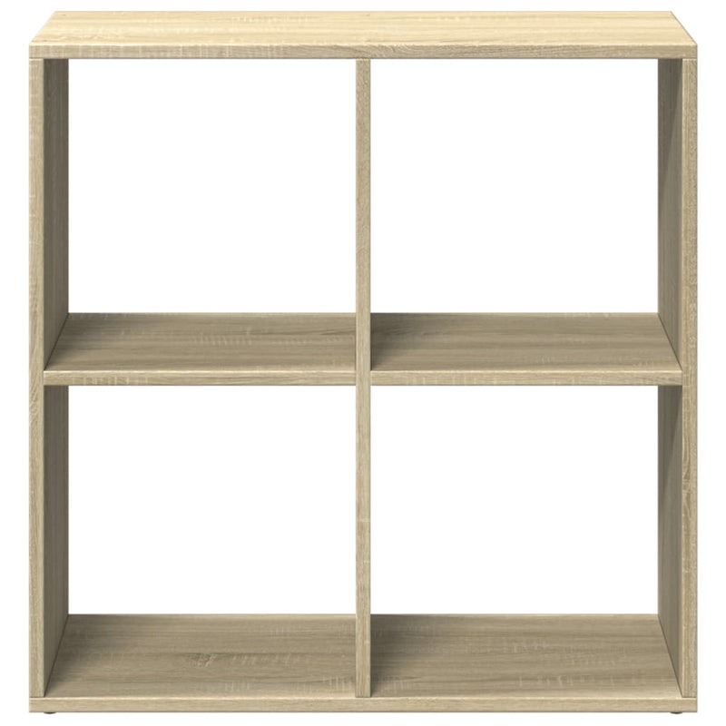 vidaXL sonoma tölgy szerelt fa elválasztó könyvespolc 69,5x29x69,5 cm