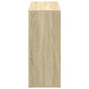 vidaXL sonoma tölgy szerelt fa elválasztó könyvespolc 69,5x29x69,5 cm