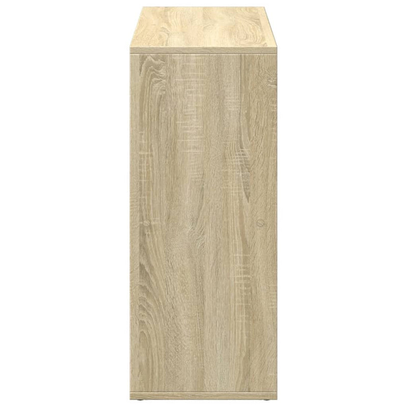 vidaXL sonoma tölgy szerelt fa elválasztó könyvespolc 69,5x29x69,5 cm