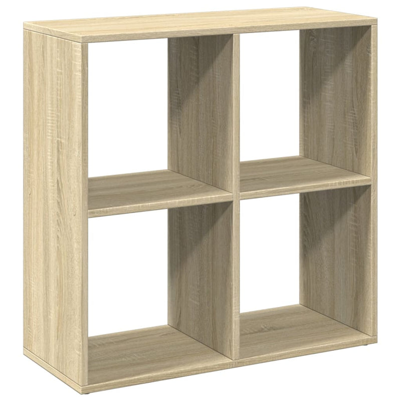 vidaXL sonoma tölgy szerelt fa elválasztó könyvespolc 69,5x29x69,5 cm