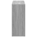 vidaXL szürke sonoma szerelt fa elválasztó könyvespolc 69,5x29x69,5 cm