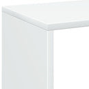 vidaXL fehér szerelt fa térelválasztó könyvespolc 69,5x29x103,5 cm