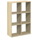 vidaXL sonoma tölgy szerelt fa elválasztó könyvespolc 69,5x29x103,5 cm