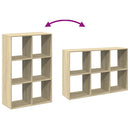 vidaXL sonoma tölgy szerelt fa elválasztó könyvespolc 69,5x29x103,5 cm