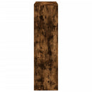 vidaXL füstös tölgy szerelt fa elválasztó könyvespolc 69,5x29x103,5 cm