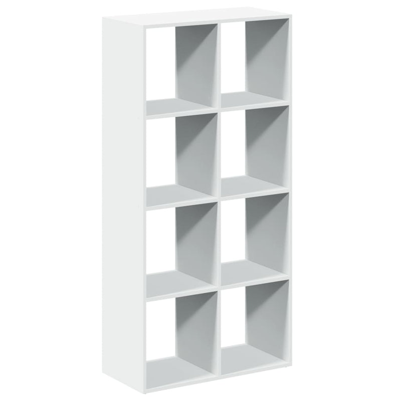 vidaXL fehér szobaparaván, könyvespolc, 69,5 x 29 x 137,5 cm, rétegelt fából