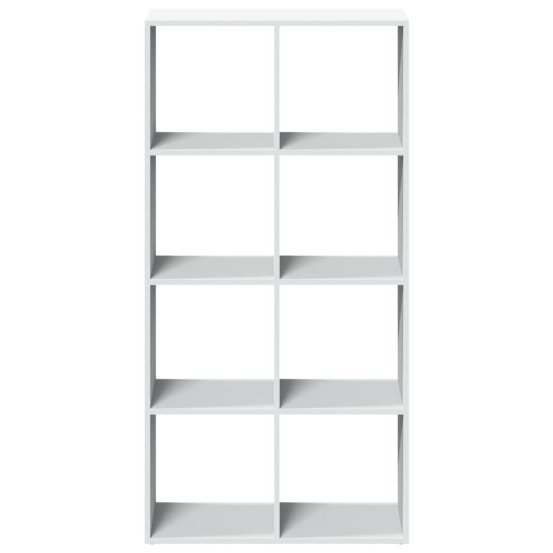 vidaXL fehér szobaparaván, könyvespolc, 69,5 x 29 x 137,5 cm, rétegelt fából