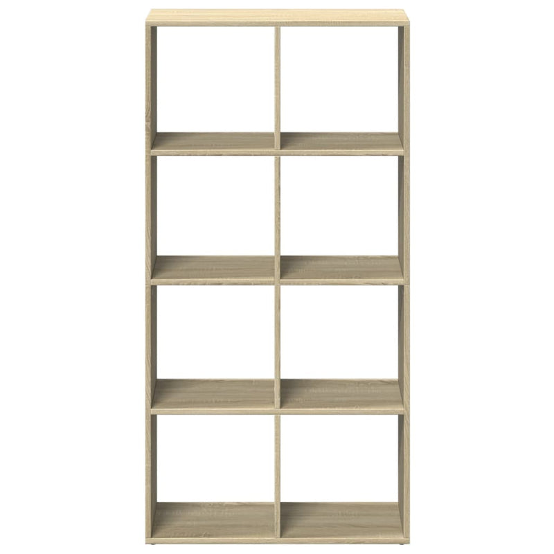 vidaXL sonoma tölgy szerelt fa elválasztó könyvespolc 69,5x29x137,5 cm