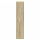 vidaXL sonoma tölgy szerelt fa elválasztó könyvespolc 69,5x29x137,5 cm