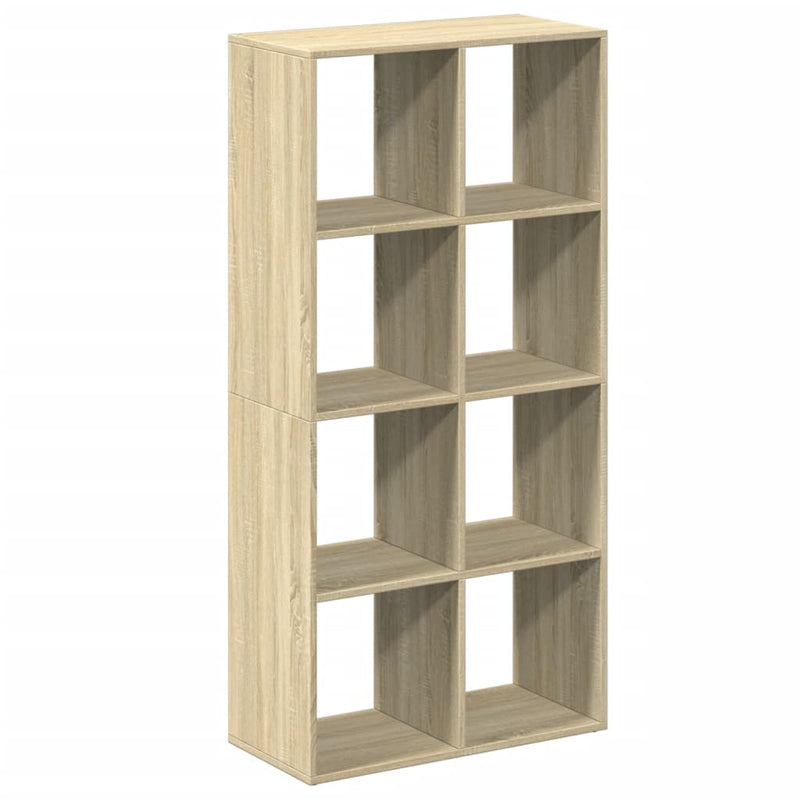 vidaXL sonoma tölgy szerelt fa elválasztó könyvespolc 69,5x29x137,5 cm