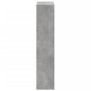 vidaXL betonszürke szerelt fa elválasztó könyvespolc 69,5x29x137,5 cm