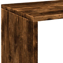 vidaXL füstös tölgy szerelt fa elválasztó könyvespolc 69,5x29x137,5 cm