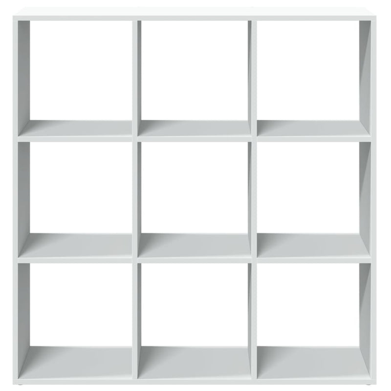 vidaXL fehér szerelt fa térelválasztó könyvespolc 102x29x103,5 cm