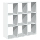 vidaXL fehér szerelt fa térelválasztó könyvespolc 102x29x103,5 cm