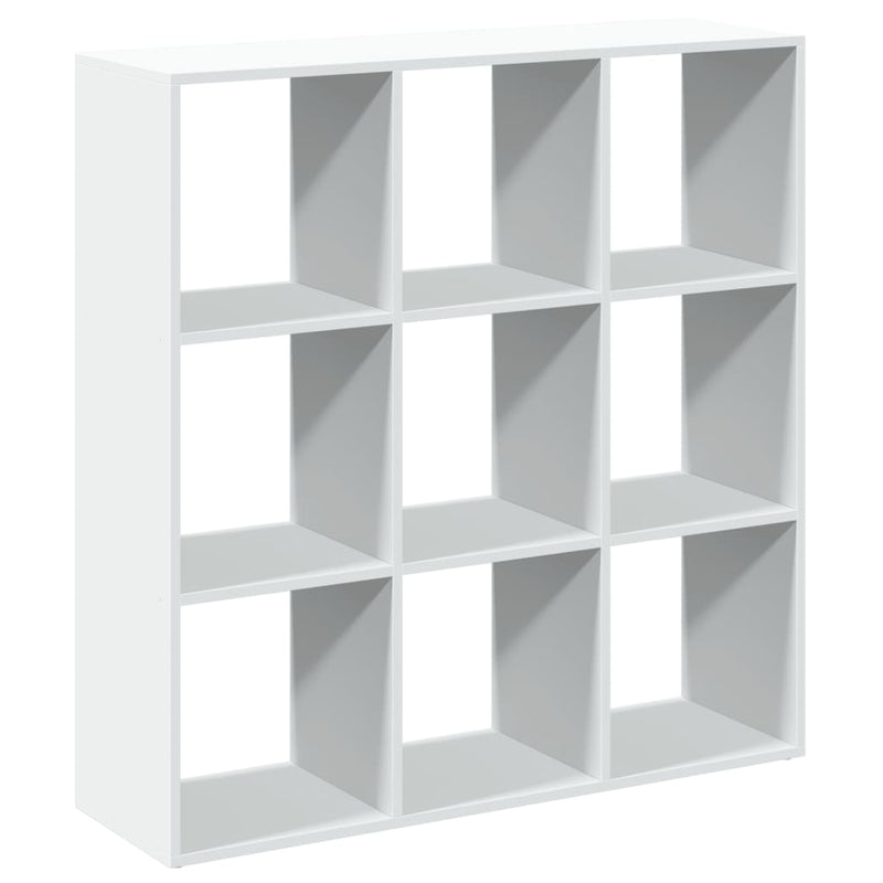 vidaXL fehér szerelt fa térelválasztó könyvespolc 102x29x103,5 cm