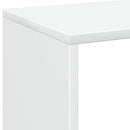 vidaXL fehér szerelt fa térelválasztó könyvespolc 102x29x103,5 cm