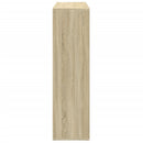 vidaXL sonoma tölgy szerelt fa elválasztó könyvespolc 102x29x103,5 cm