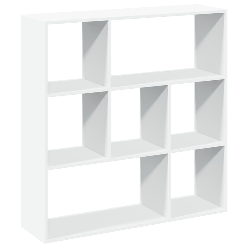 vidaXL fehér szerelt fa térelválasztó könyvespolc 102x29x103,5 cm