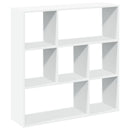 vidaXL fehér szerelt fa térelválasztó könyvespolc 102x29x103,5 cm