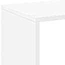 vidaXL fehér szerelt fa térelválasztó könyvespolc 102x29x103,5 cm