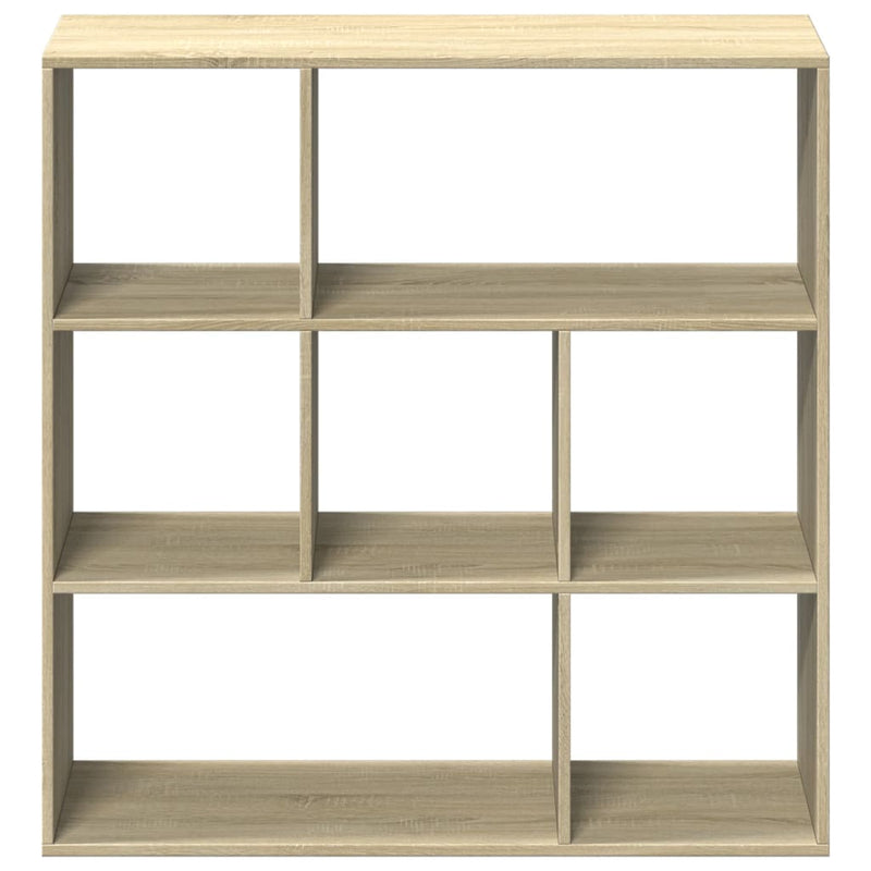 vidaXL sonoma tölgy szerelt fa elválasztó könyvespolc 102x29x103,5 cm