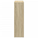 vidaXL sonoma tölgy szerelt fa elválasztó könyvespolc 102x29x103,5 cm