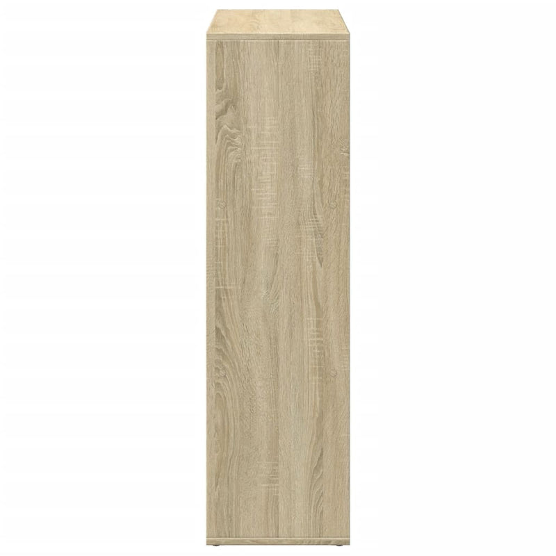 vidaXL sonoma tölgy szerelt fa elválasztó könyvespolc 102x29x103,5 cm