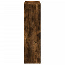 vidaXL füstös tölgy szerelt fa elválasztó könyvespolc 102x29x103,5 cm