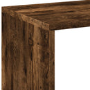 vidaXL füstös tölgy szerelt fa elválasztó könyvespolc 102x29x103,5 cm