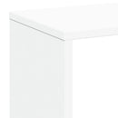 vidaXL fehér szerelt fa térelválasztó könyvespolc 67 x 25 x 161,5 cm