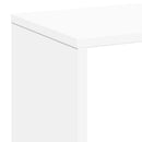 vidaXL fehér szerelt fa térelválasztó könyvespolc 67 x 25 x 161,5 cm