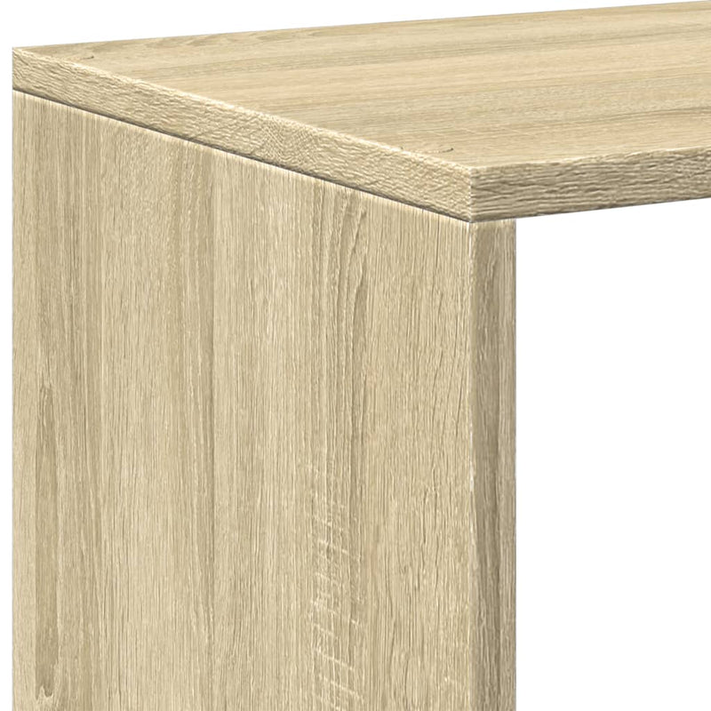 vidaXL sonoma tölgy szerelt fa elválasztó könyvespolc 67x25x161,5 cm