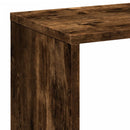 vidaXL füstös tölgy szerelt fa elválasztó könyvespolc 67x25x161,5 cm