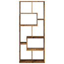 vidaXL antik fa színű fa térelválasztó könyvespolc 67 x 25 x 161,5 cm