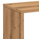 vidaXL kézműves tölgy szerelt fa elválasztó könyvespolc 67x25x161,5 cm