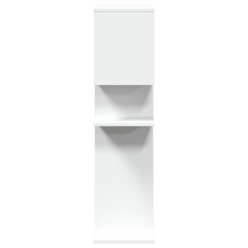 vidaXL fehér szerelt fa térelválasztó könyvespolc 92x29x112 cm
