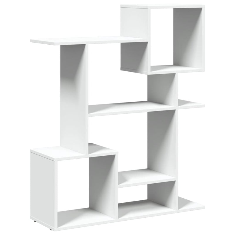vidaXL fehér szerelt fa térelválasztó könyvespolc 92x29x112 cm