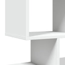 vidaXL fehér szerelt fa térelválasztó könyvespolc 92x29x112 cm