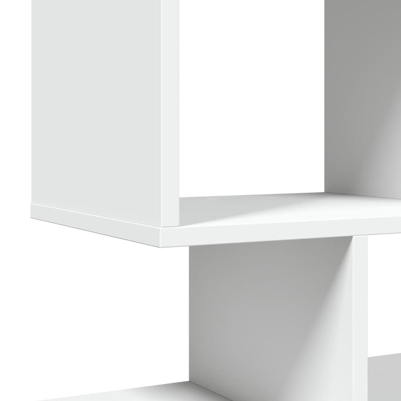 vidaXL fehér szerelt fa térelválasztó könyvespolc 92x29x112 cm