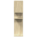 vidaXL sonoma tölgy szerelt fa elválasztó könyvespolc 92x29x112 cm