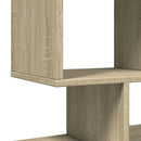 vidaXL sonoma tölgy szerelt fa elválasztó könyvespolc 92x29x112 cm