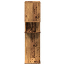 vidaXL antik fa színű fa térelválasztó könyvespolc 92x29x112 cm