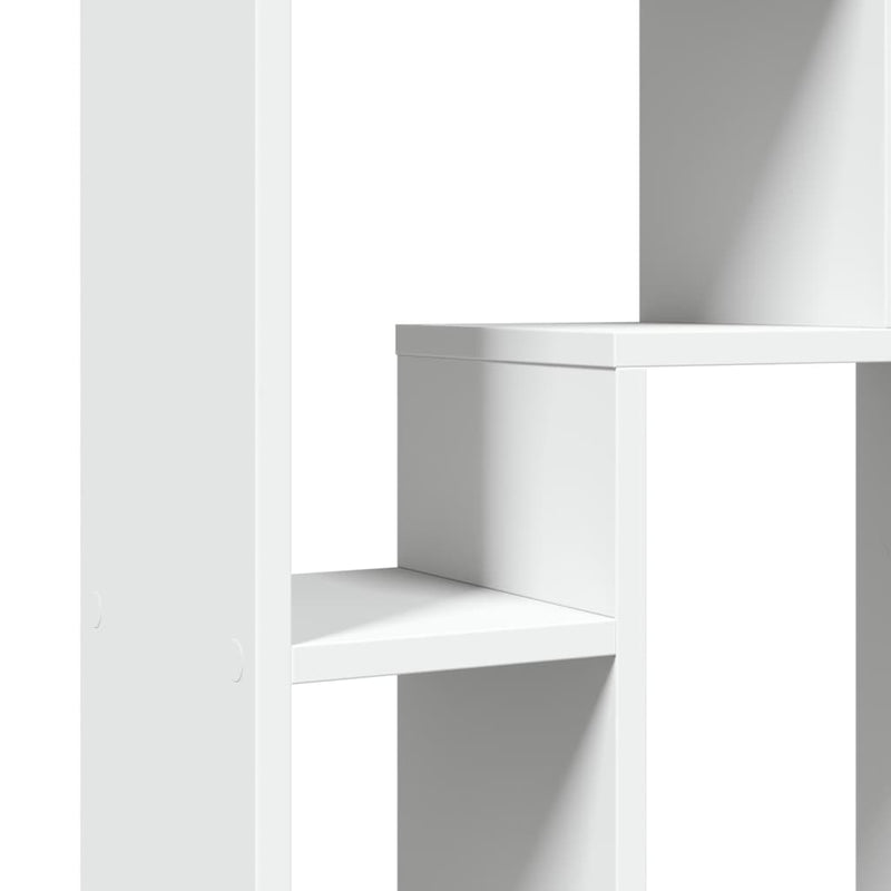 vidaXL fehér szerelt fa könyvespolc 63 x 20 x 90 cm