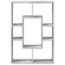 vidaXL betonszürke szerelt fa könyvespolc 63 x 20 x 90 cm