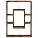 vidaXL füstös tölgy színű szerelt fa könyvespolc 63 x 20 x 90 cm