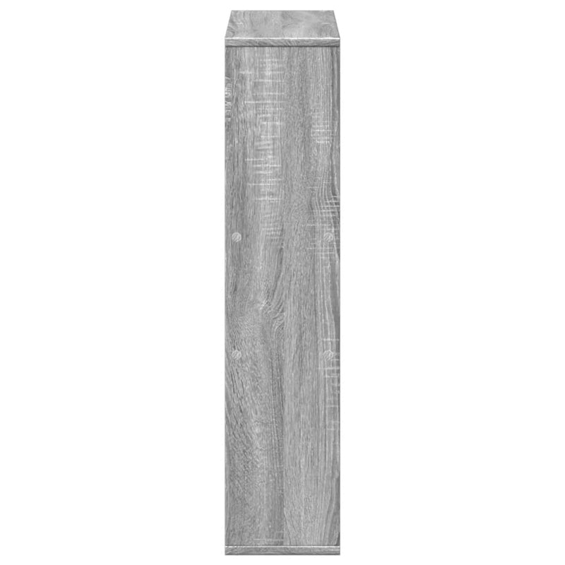 vidaXL szürke sonoma színű szerelt fa könyvespolc 63 x 20 x 90 cm