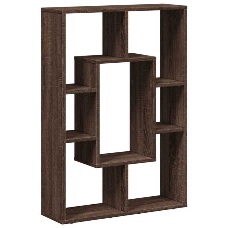 vidaXL barna tölgy színű szerelt fa könyvespolc 63 x 20 x 90 cm